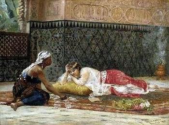 unknow artist Arab or Arabic people and life. Orientalism oil paintings  293